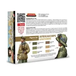 D.A.K. Uniform Colors 6 x 22 ml 2