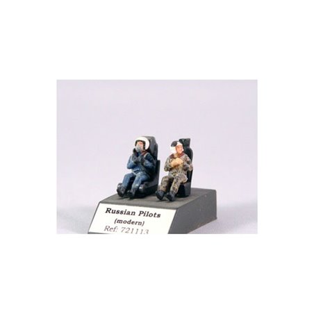 1/72 Russian Pilots seated  (2 units- resin)