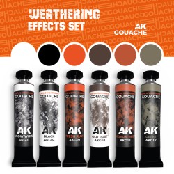 WEATHERING EFFECTS SET – AK GOUACHES 2