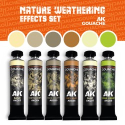 NATURE WEATHERING EFFECTS SET – AK GOUACHES 2