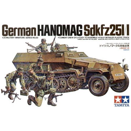 1/35 German Hanomag Sd.Kfz.251/1 Armored Half-track