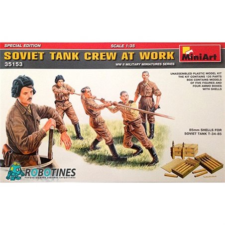 1/35 Soviet Tank Crew At Work