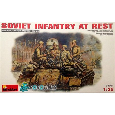 1/35 Soviet Infantry At Rest
