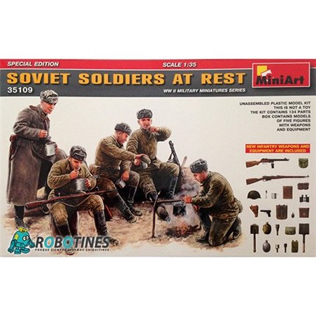 1/35 Soviet Solders At Rest (spetial edition)