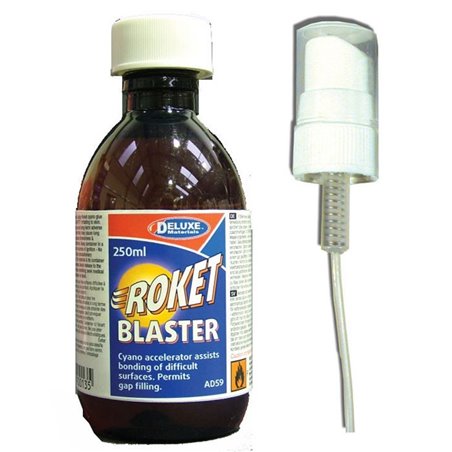 DELUXE ROKET BLASTER - Acelerador de cianocrilatos (50ml.)