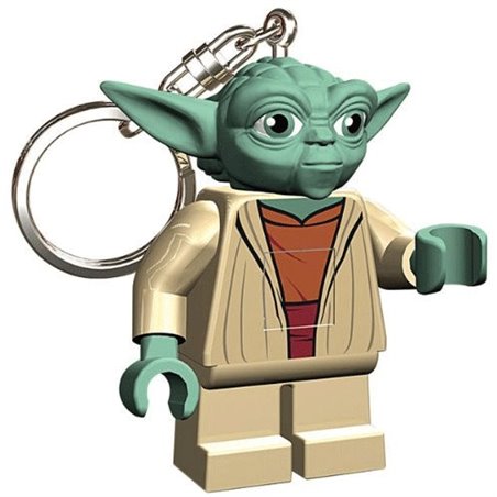 Lego Star Wars Mini-Flashlight with Keychains Yoda
