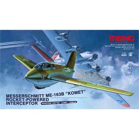 Meng 1/32 Messerschmitt Me163B Komet Rocket Interceptor aircraft model kit