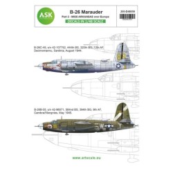 1/48 B-26B Marauder part 2 - Over Europe, Miss Arkansas - Mediterranean area and D-Day ISH-TAK-HA-BA