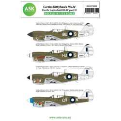 1/72  Curtiss Kittyhawk Mk.IV Pacific battlefield RAAF part III