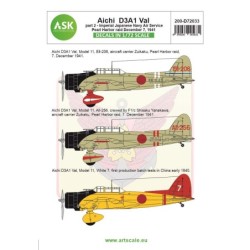 1/72  Aichi D3A1 Val part 2 - Pearl harbor raid, 7. December 1941