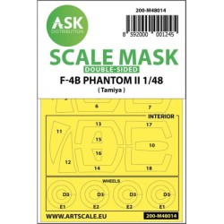 1/48 F-4B Phantom double-sided painting mask for Tamiya