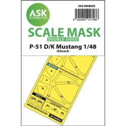 1/48 P-51D/K Mustang double-sided mask for Eduard