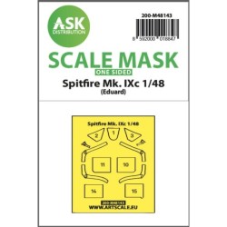 1/48 Spitfire Mk.IXc one-sided express fit mask for Eduard