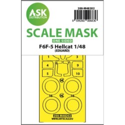 1/48 F6F-5 Hellcat one-sided express fit mask for Eduard