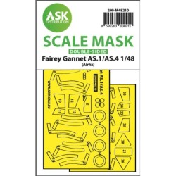 1/48 Fairey Gannet AS.1/AS.4 double-sided fit and self adhesive express mask for Airfix