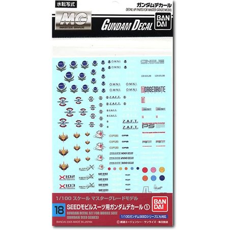 GD-18 MG Seed General Decal