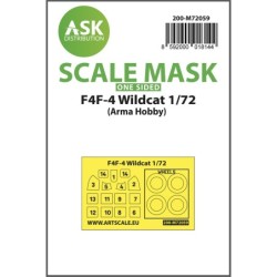 1/72  F4F-4 Wildcat one-sided painting express mask for Arma Hobby