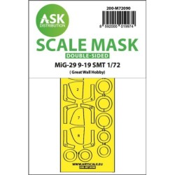 1/72  MiG-29 9-19 SMT double-sided express fit mask for Great Wall Hobby