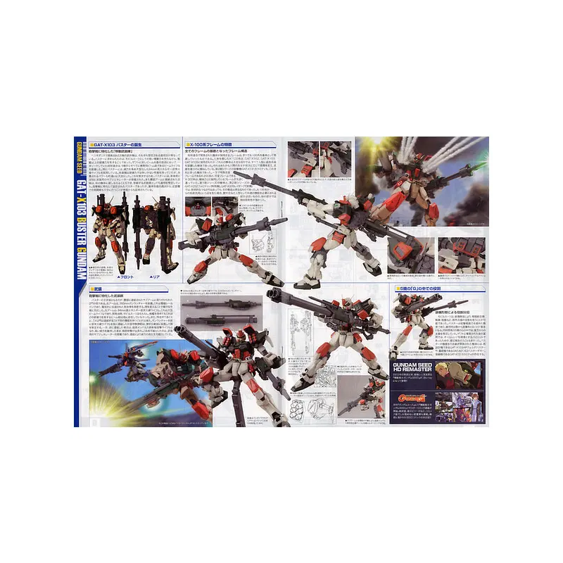Bandai 1/100 MG Buster Gundam model kit