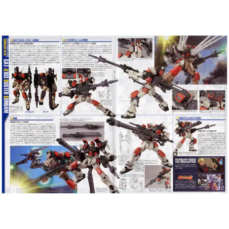 Bandai 1/100 MG Buster Gundam model kit
