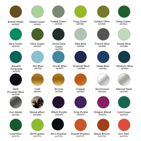 WARGAME PAINT IT ALL BOX 72 COLORS 3GEN