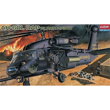 Academy 1/35 AH-60L DAP Black Hawk helicopter model kit
