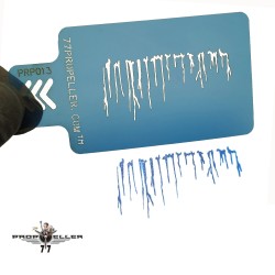 Set “3” – 3 airbrush šablóny – Airbrush Stencils pre striekanie jemných detailov 2