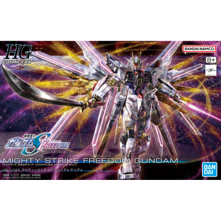 Bandai 1/144 HG Mighty Strike Freedom Gundam (Gundam SEED Freedom)