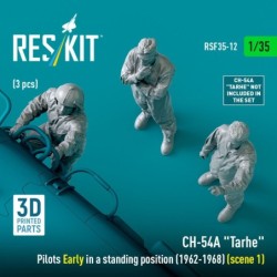 CH-54A Tarhe pilots Early in a standing position (1962-1968) (scene 1) (3 pcs) (3D Printed) 2