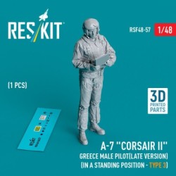 A-7 Corsair II Greece male pilot (in a standing position - type 3) (1 pcs) (3D Printed)