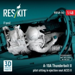 A-10A Thunderbolt II pilot sitting in ejection seat ACES II (1 pcs) (3D Printed)