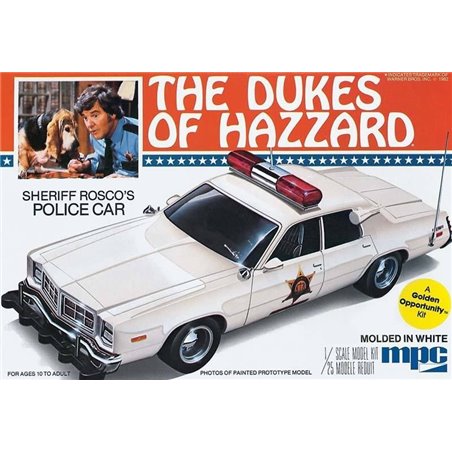 1/25 The Dukes Of Hazzard Sheriff Rosco's Police Car