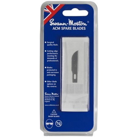 No.7 Blade to fit SM9105 No.1 handle in pack of 5 blades. 