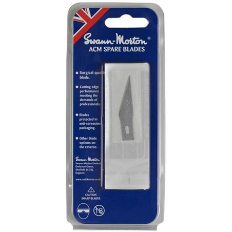 No.2 Blade to fit SM9106 No.2 and SM9107 no.5 handle in pack of 5 blades