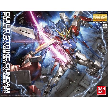 Maqueta Gundam Bandai 1/100 MG Build Strike Gundam Full Package