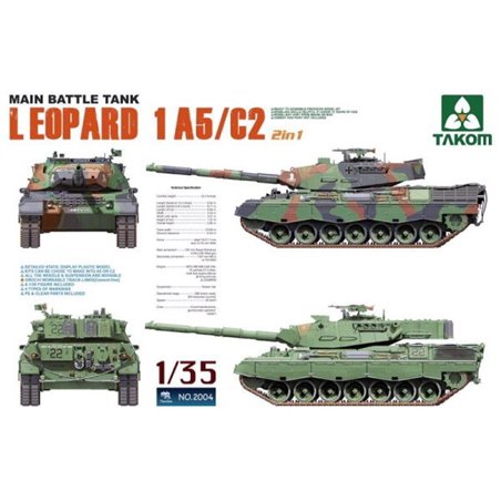 1/35 Main Battle Tank Leopard 1A5/C2 (2 in 1)
