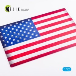 USA Flag - Base - Acrylic 3 mm (280 x 180 mm) (170 g) 2