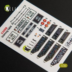 Unimog 404 interior 3D decals for ICM kit