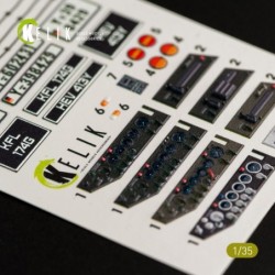 Unimog 404 interior 3D decals for ICM kit 2