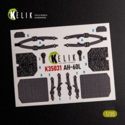 UH-60L interior 3D decals for Academy kit 2