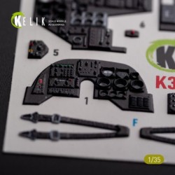 AH-1W interior 3D decals for Academy kit 2