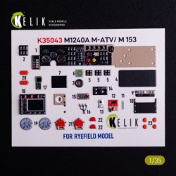 M1240A M-ATV - interior 3D decals for RFM kit