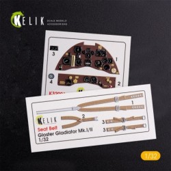Gloster Gladiator Mk.II interior 3D decals for ICM kit