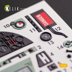Hawker Hurricane Mk.IIB - Interior 3D Decal for Revell kit 2