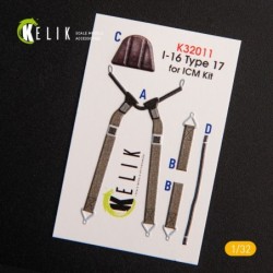 I-16 type 17 - Interior 3D Decal for ICM kit 2