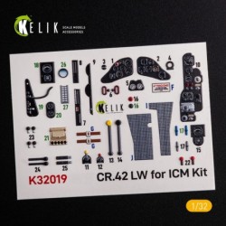 CR.42 LW - Interior 3D Decal for ICM kit 2