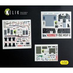F-15C MSIP II- interior 3D decals for Tamiya kit