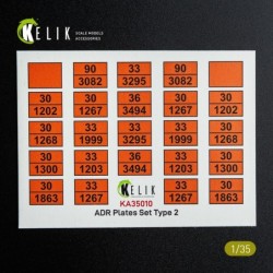 ADR Plates Set Type 2 - Decal for models