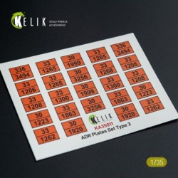 ADR Plates Set Type 2 - Decal for models 2