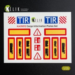 Cargo Information plates set  1 - Decal for models